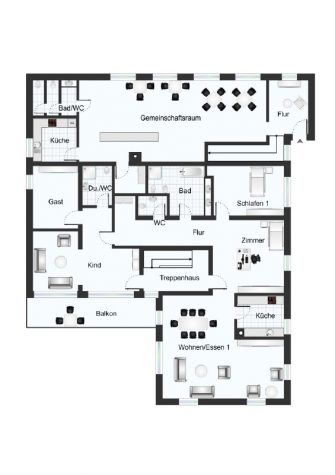 “Ideale Geldanlage! 11-Zimmer-Apartmenthaus mit 3 separaten Wohnungen in Ostfildern”, 73760 Ostfildern, Haus